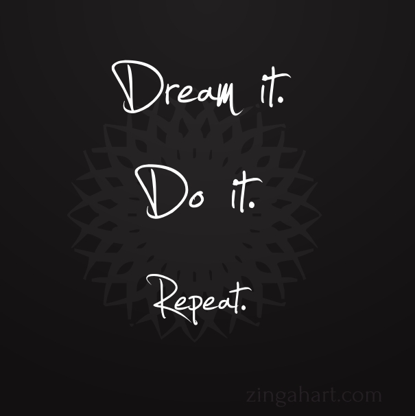 dream motivational quotes zinga