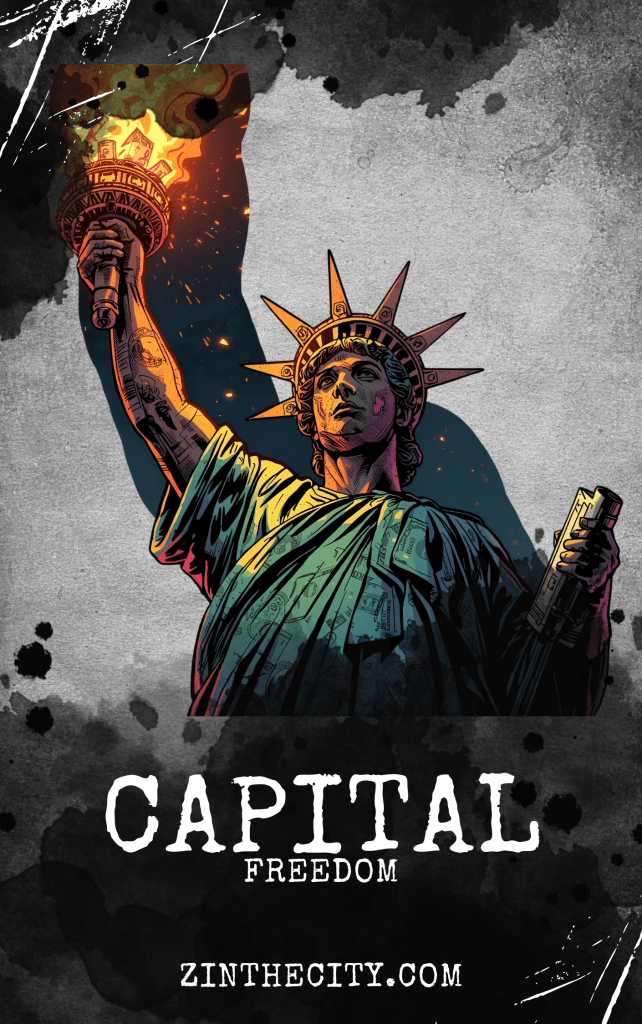 Zinga Hart of Z in the city freedom capital mini series